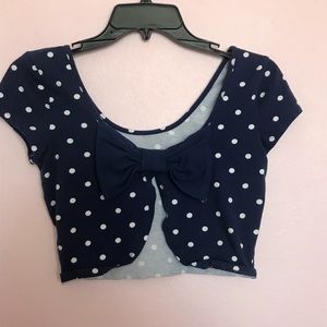 Bow crop top